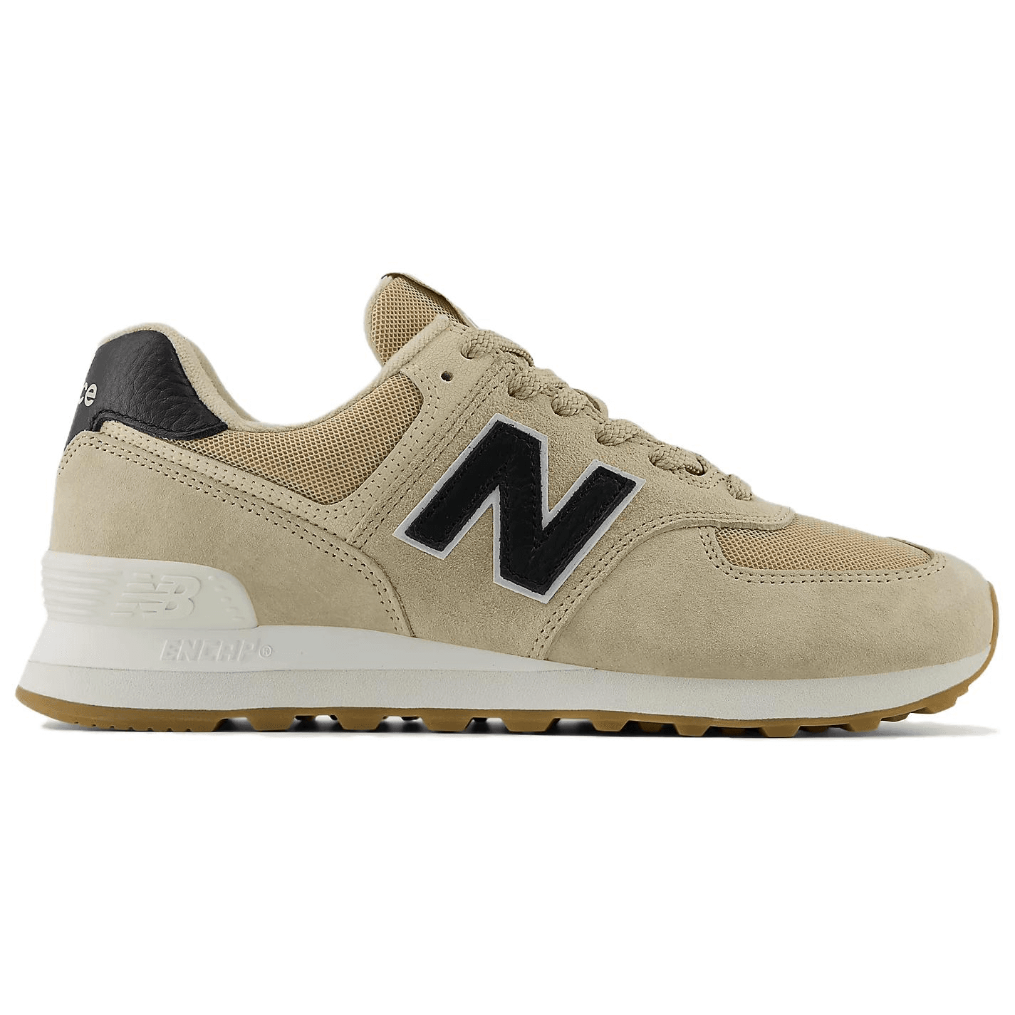 Кроссовки New Balance NB 574 Устойчивая к истиранию Низкая Повседневная Обувь Унисекс Хаки - изображение 2