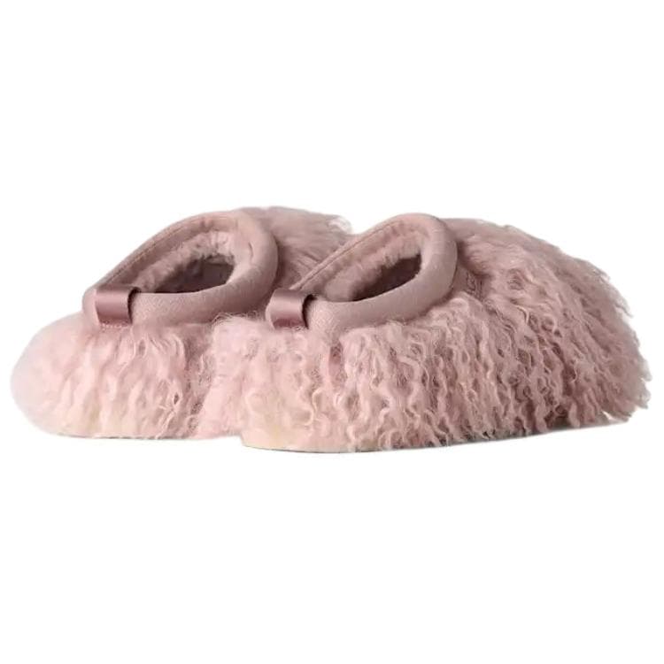Сандалии UGG Tazz Fluff Momma Универсальные тапочки с флисовой подкладкой мюли из ЭВА устойчивые к истиранию для дома - изображение 4