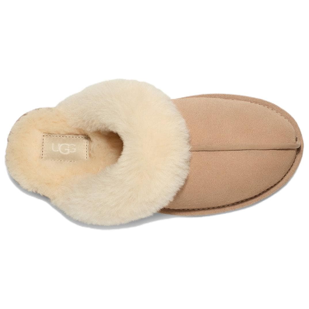 Сандалии UGG Scuffette II Модные Универсальные Флисовые Подкладочные Мюли с Резиновой Подошвой Устойчивые к Тертости - изображение 4
