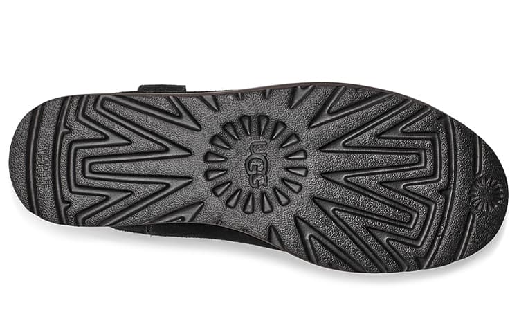 Ботинки зимние UGG Classic Mini Fringe Black - изображение 6