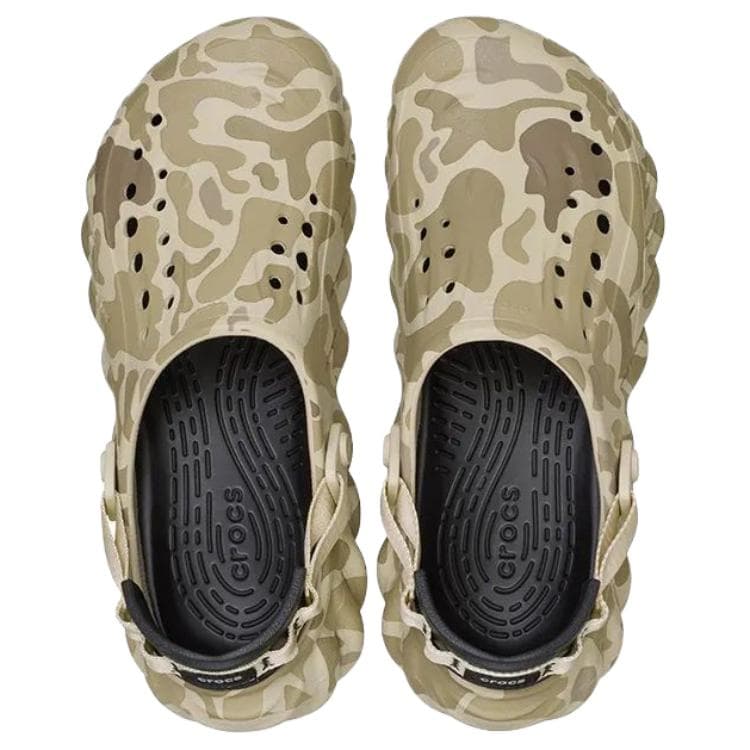Сабо Crocs Echo Clog BOBO Утка HUNTING Сабо резиновые Унисекс Костяной белый - изображение 5