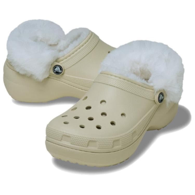Сабо Crocs Классический Облако Сабо Резиновые Женские Костяной Белый - изображение 4