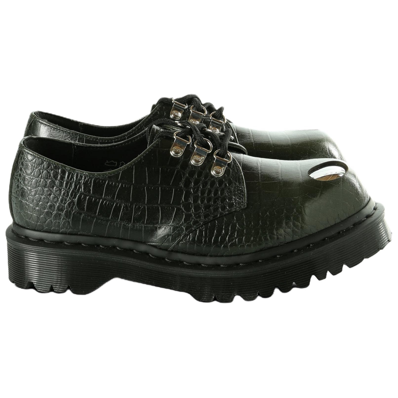 Dr.Martens Повседневные кожаные туфли Унисекс Лесной зеленый - изображение 2