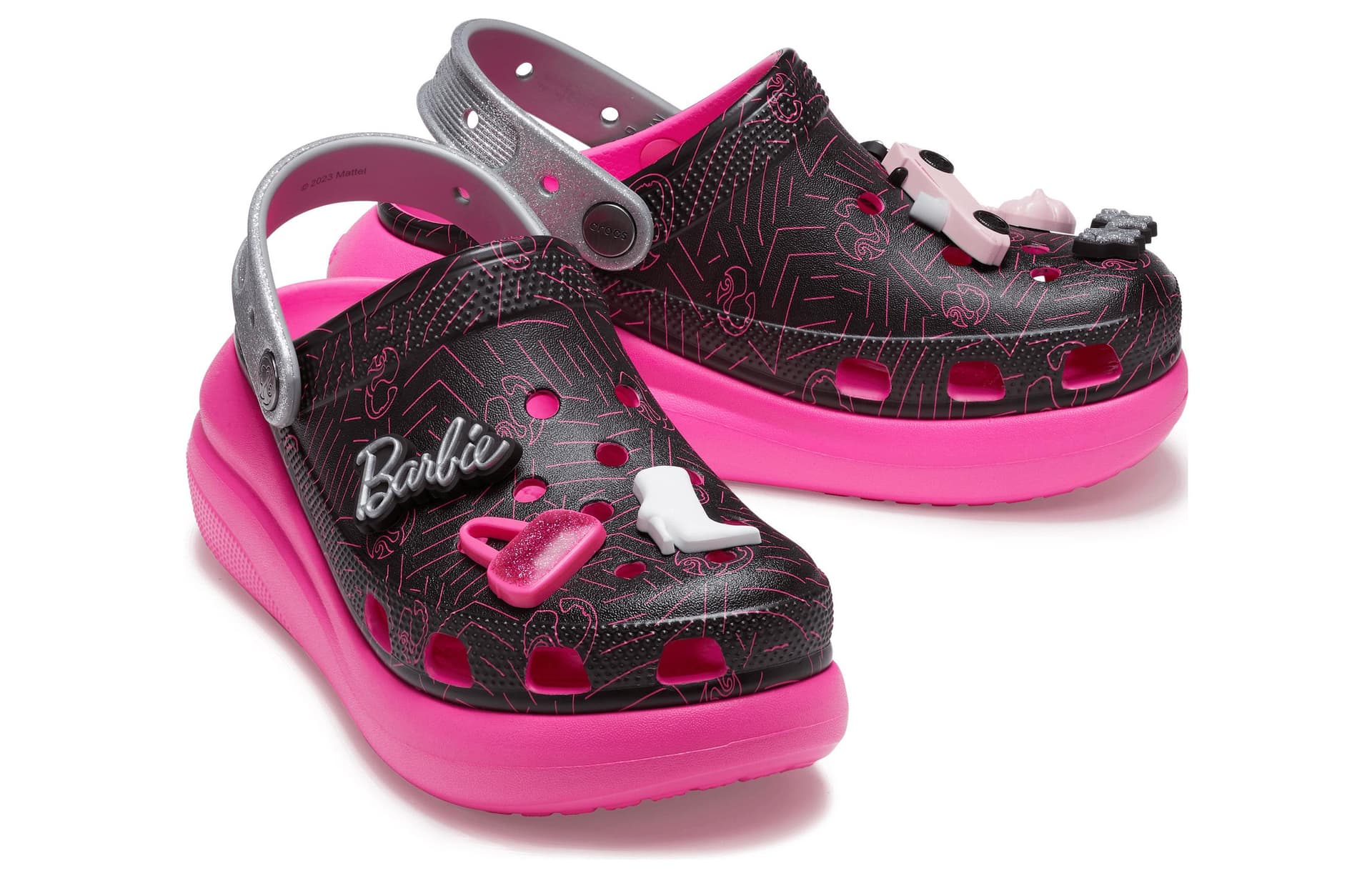 Сабо Barbie x Crocs Crush Clog Black - изображение 3