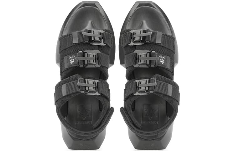 Сандалии с ремешком NORVINCY Velcro Magnetic Sandals Black - изображение 3