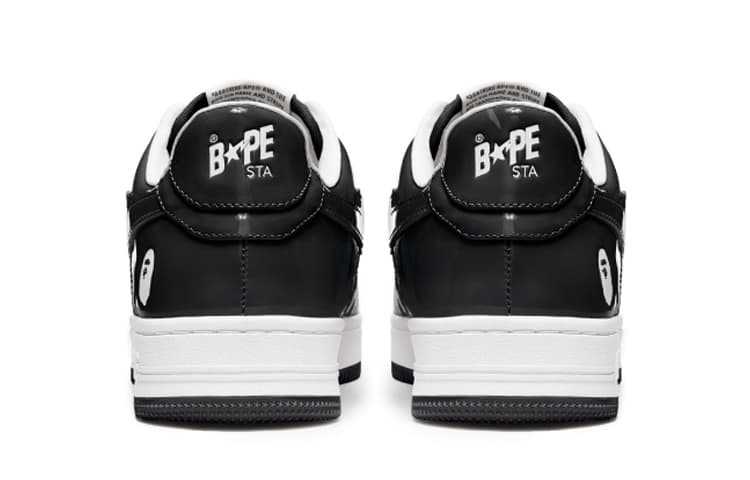 Кроссовки A BATHING APE STA Black White - изображение 4