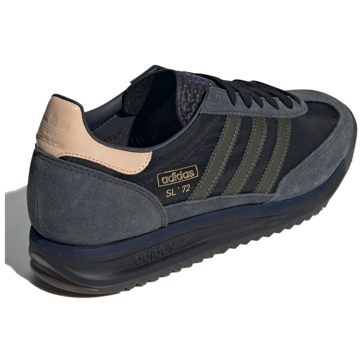 Кроссовки Adidas Originals SL 72 RS Мягкий и Комфортный Низкий Топ Повседневная Обувь Унисекс Черный - изображение 3