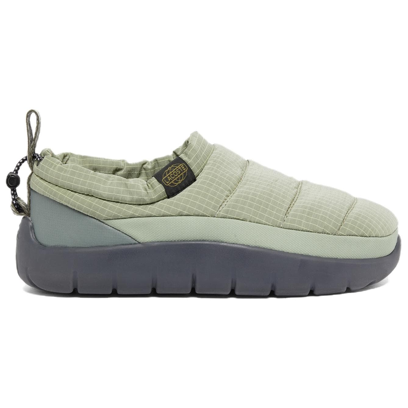 Кроссовки LACOSTE Serve Slipper противоскользящая устойчивая к истиранию низкий топ повседневная обувь женская зеленая - изображение 2