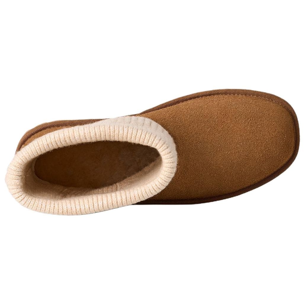Ботинки челси UGG Classic Novelty Спилок коровья кожа Короткий Челси Женские Каштановый - изображение 4