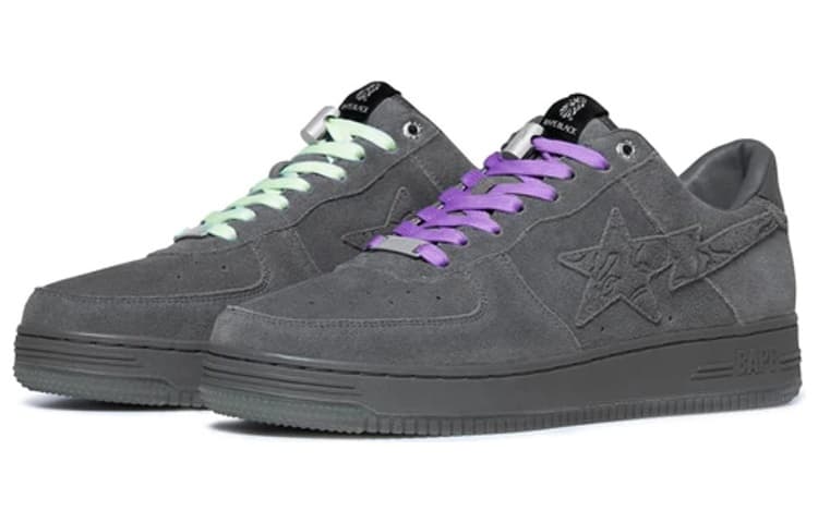 Кроссовки BAPE BLACK x A BATHING APE STA Grey - изображение 2