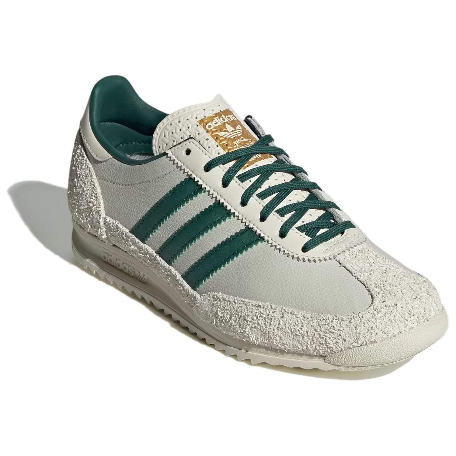 Кроссовки Adidas Originals SL 72 OG Low Повседневная обувь для женщин бежевый зеленый - изображение 3