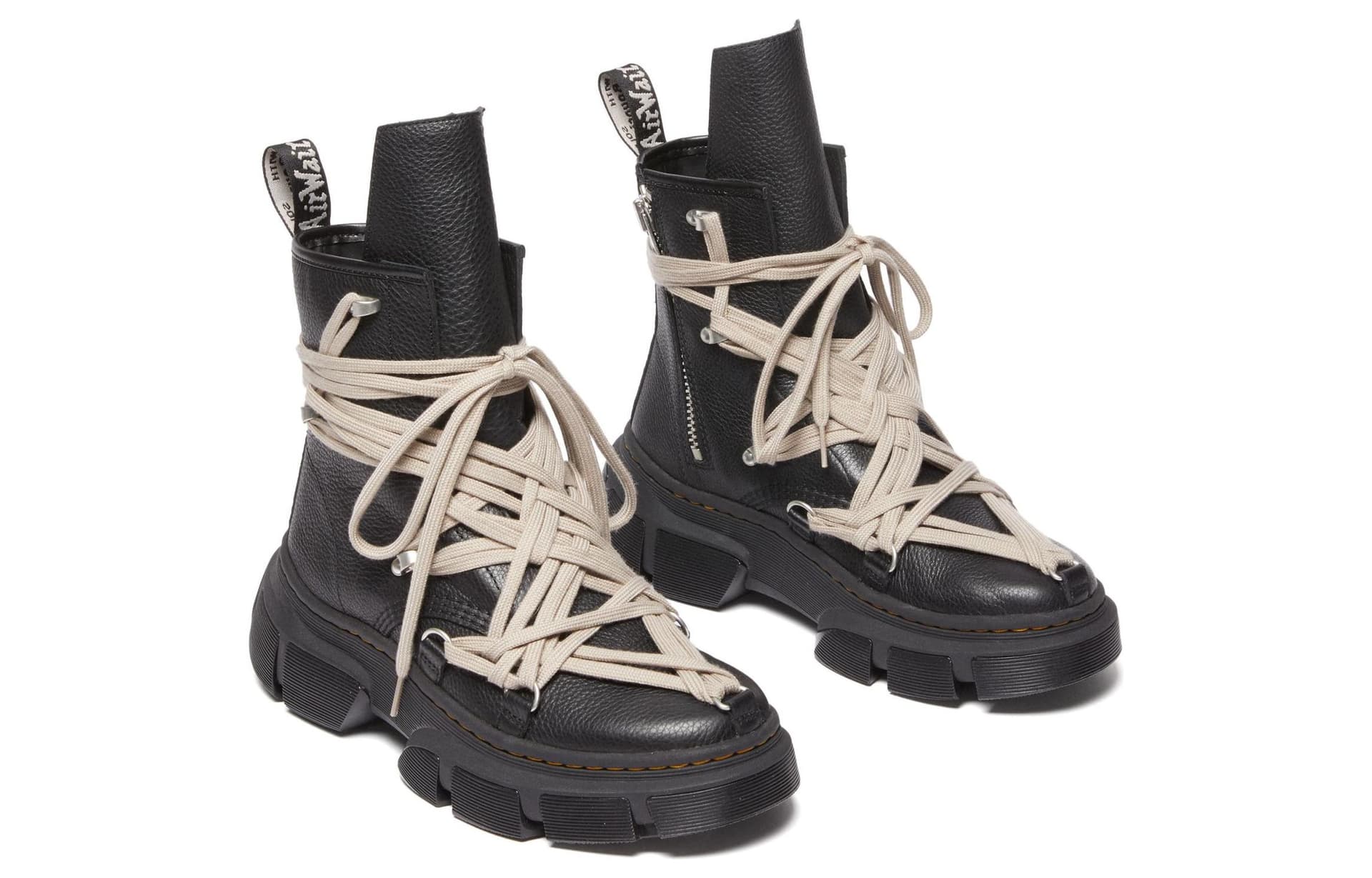 Сапоги Rick Owens x Dr. Martens 1460 Black - изображение 4