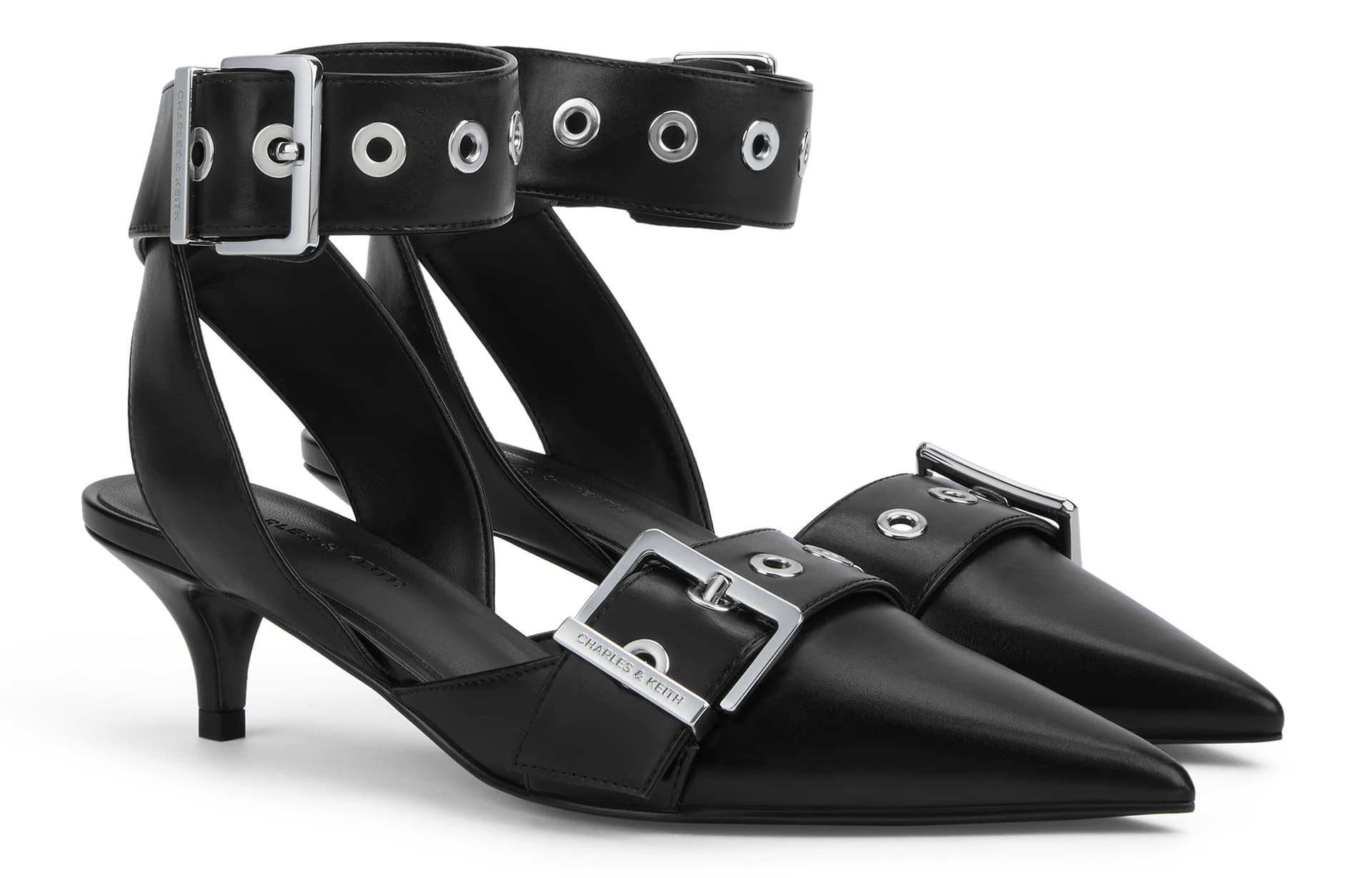 Шлёпанцы CHARLESKEITH ck PU 5.3cm BlackWhite - изображение 2