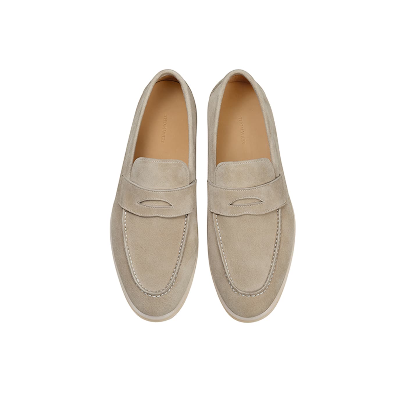 Тапочки THOM WILLS Британский стиль Замша Slip-ON Повседневная обувь Женская - изображение 3