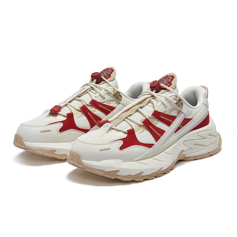 Кроссовки FILA FUSION COMET Повседневная обувь Низкий топ Красный Мужской - изображение 2