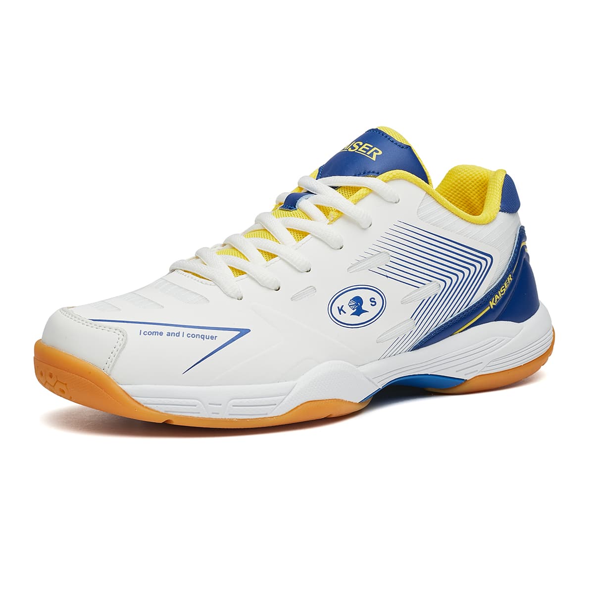 Кроссовки для бадминтона KAISER Badminton Shoes White Blue - изображение 1