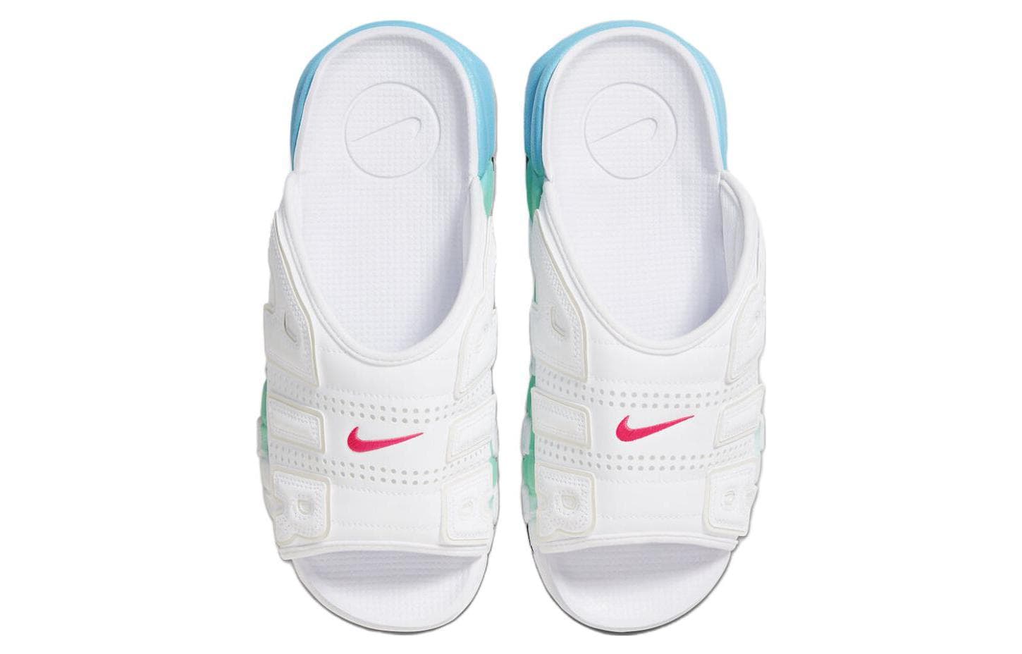 Сандалии Nike Air More Uptempo Slide White Green - изображение 3