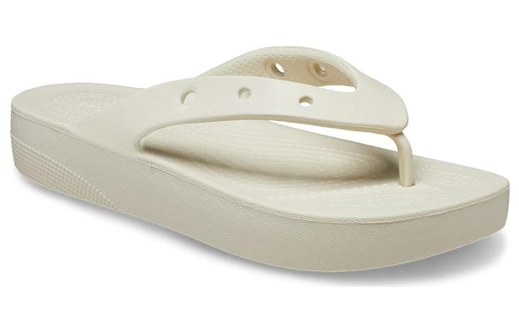 Сандалии Crocs Classic Cloud Flip Flops Bone White - изображение 3