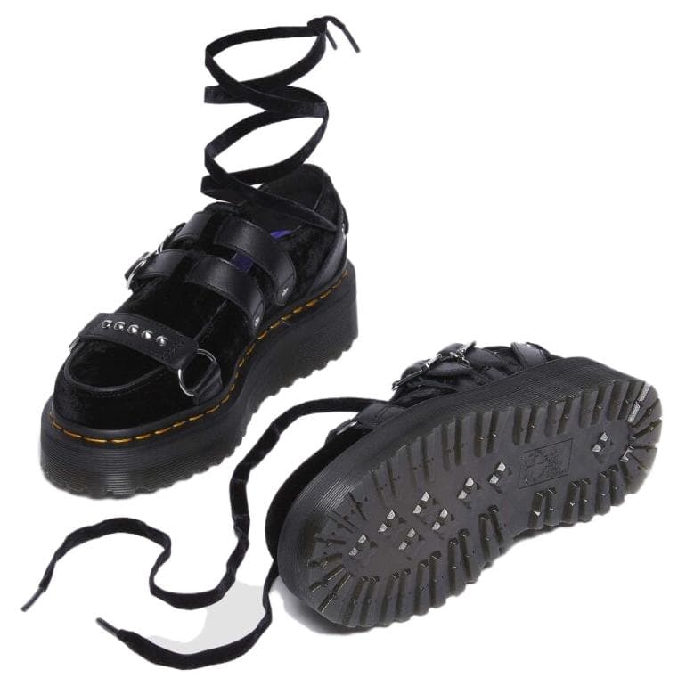 Тапочки Dr.Martens WDN Повседневная обувь Женская Черная - изображение 7