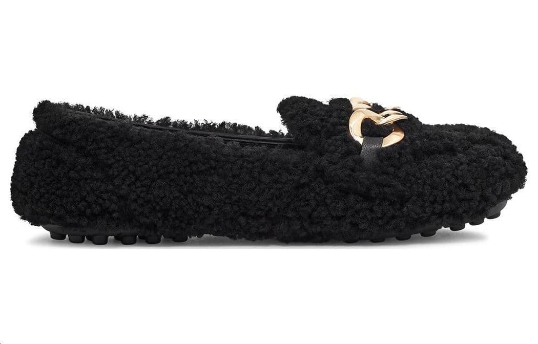 Тапочки UGG Овчина Женские Повседневные Туфли Женские Черные - изображение 2