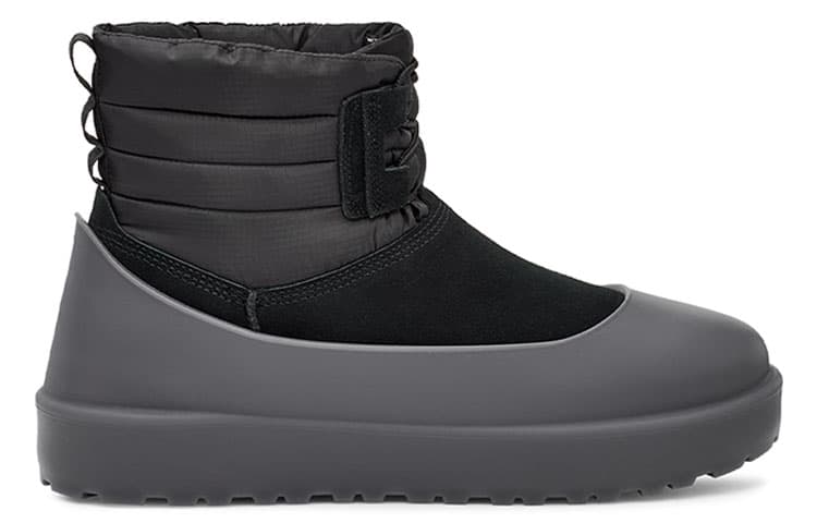 Ботинки зимние UGG Classic Mini Lace-Up Weather Black - изображение 2