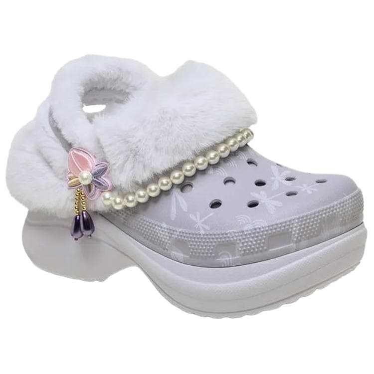 Сабо Crocs Bae Clog Кит Грушевый цвет Луна Сабо Женские Туманно-фиолетовый - изображение 3