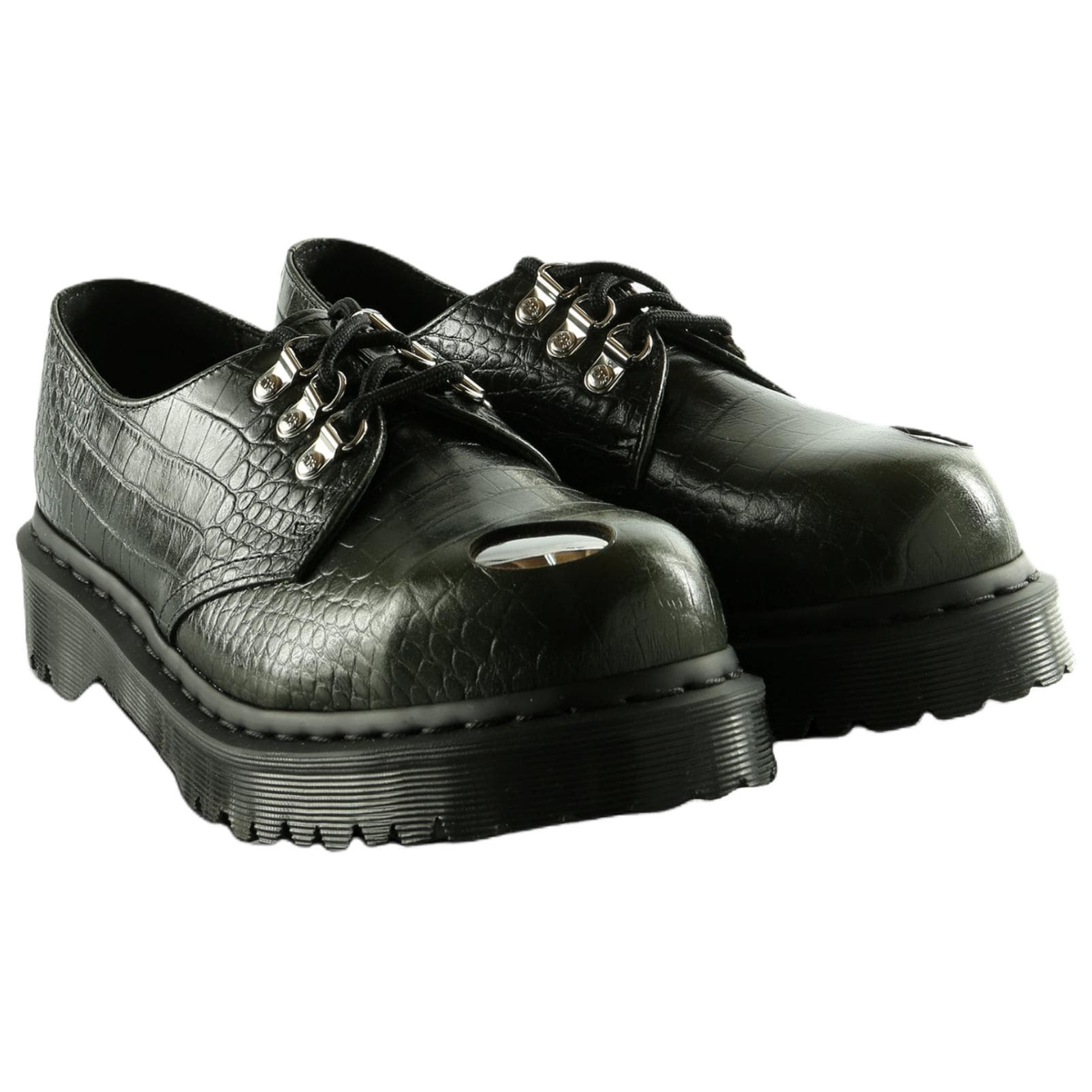 Dr.Martens Повседневные кожаные туфли Унисекс Лесной зеленый - изображение 3
