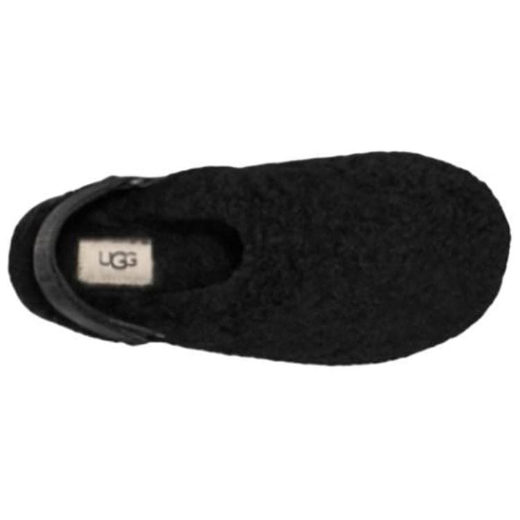 Сандалии UGG Коммутирование Универсальные Флисовые Мюли с противоскользящим эффектом Домашние тапочки Женские Черные - изображение 4