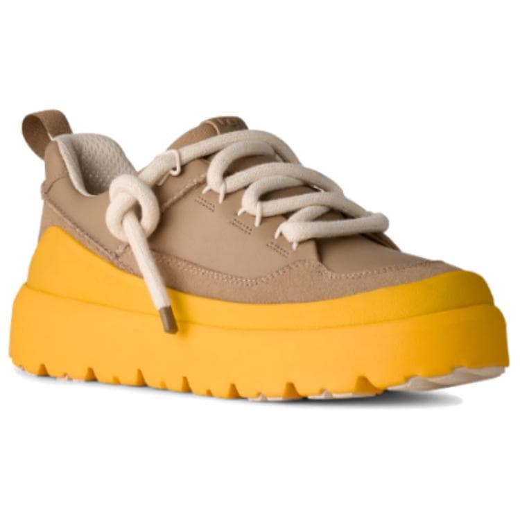 Кроссовки UGG Heritage Низкий Топ Повседневная Обувь Мужская Коричнево-Желтая - изображение 3