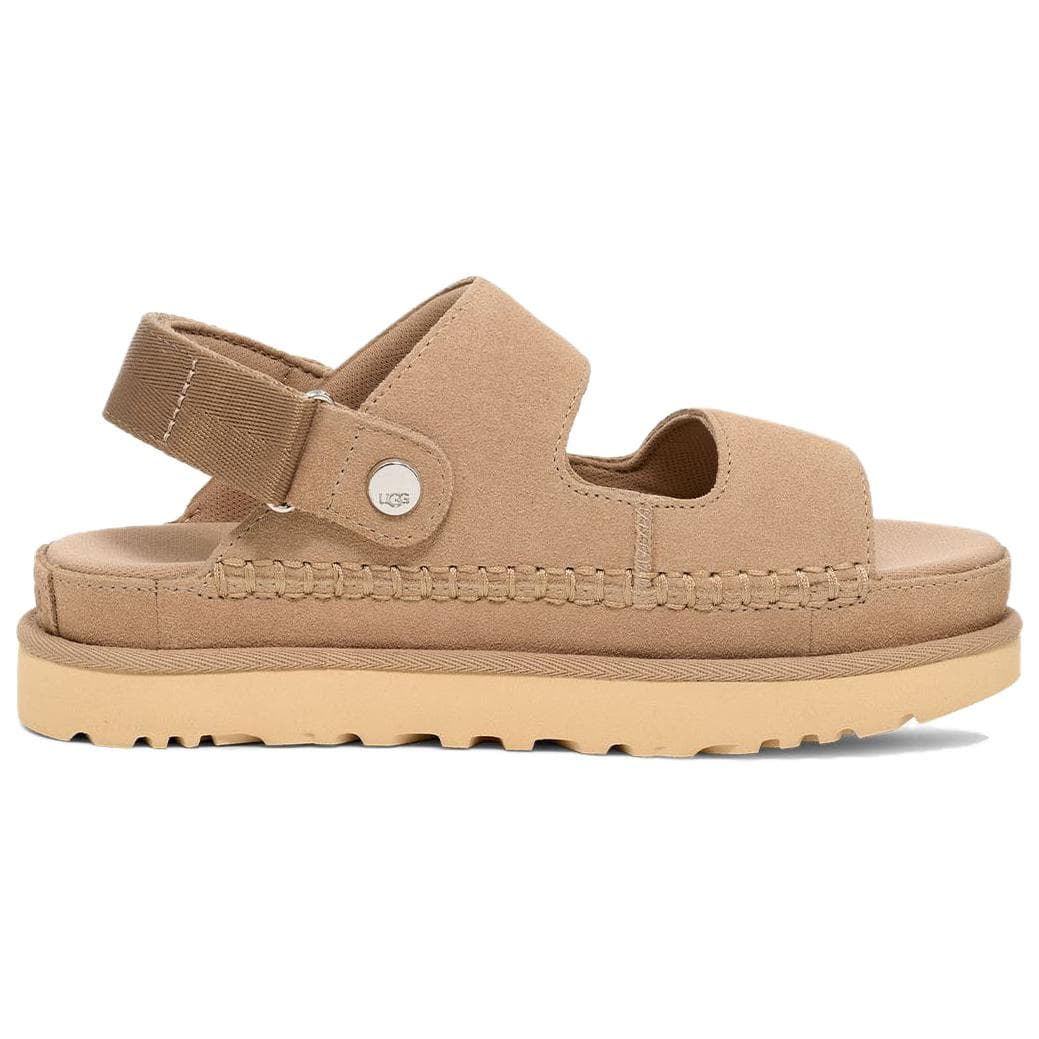 Шлёпанцы UGG one Шнурованные Сандалии Женские Песочный - изображение 2