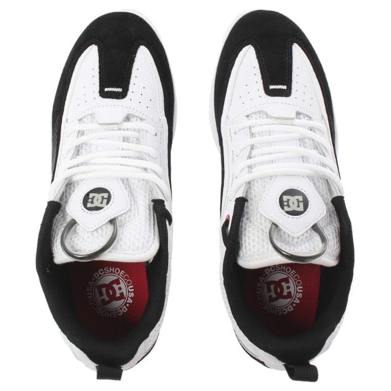 Кроссовки DCSHOES LEGACY SLIM Удобные и минималистичные спортивные лоу-топы мужские бело-черные - изображение 3