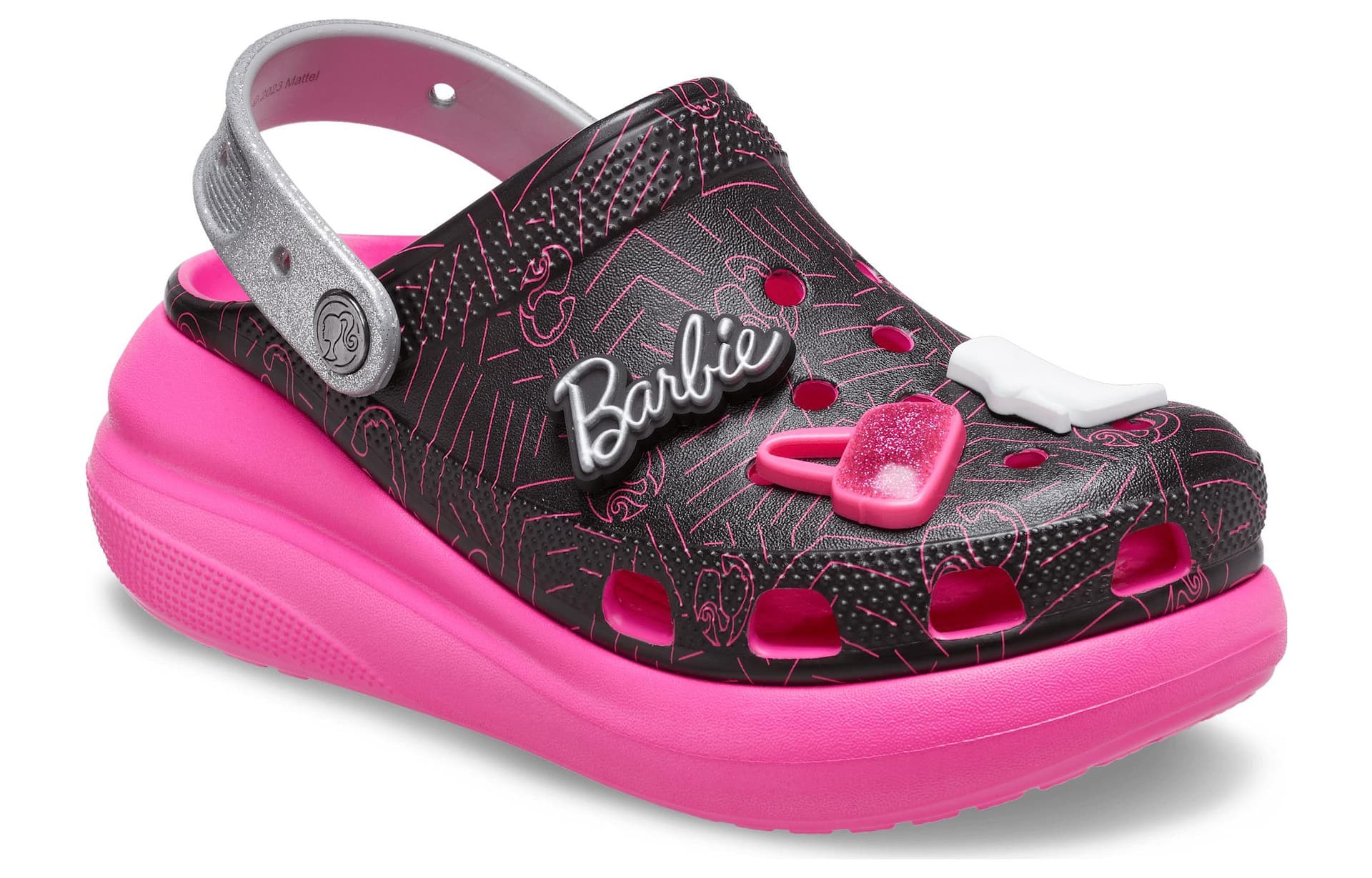 Сабо Barbie x Crocs Crush Clog Black - изображение 2