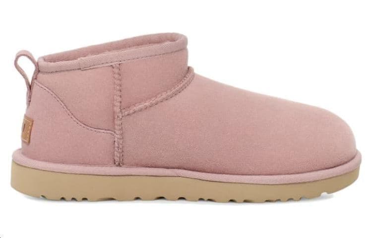 Ботинки зимние UGG Sheepskin Thermal Snow Boots Women's Gray Pink UGG Овчина Термальные Снежные Ботинки Женские Серый Розовый - изображение 2