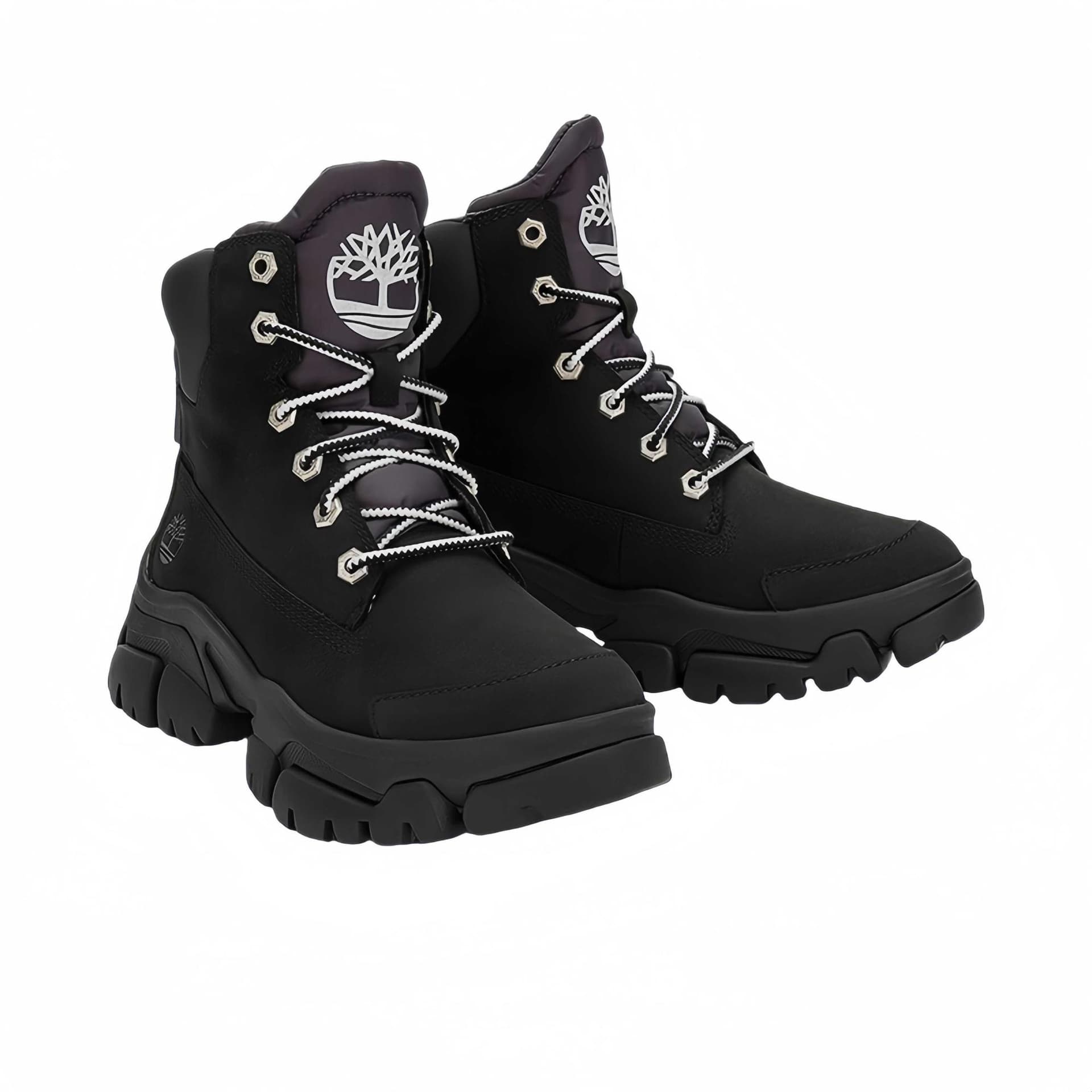 Кроссовки Timberland Износостойкая противоскользящая высокая повседневная обувь для женщин черного цвета - изображение 4