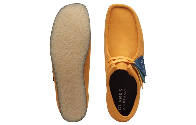 Кроссовки Clarks Originals Wallabee Yellow - изображение 7