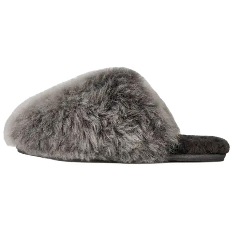 Сандалии UGG Scuffette CHALET Овчина Универсальная Винтажная Модель С Флисовой Подкладкой Мюли Резиновая Подошва Закрытые Тапочки - изображение 1
