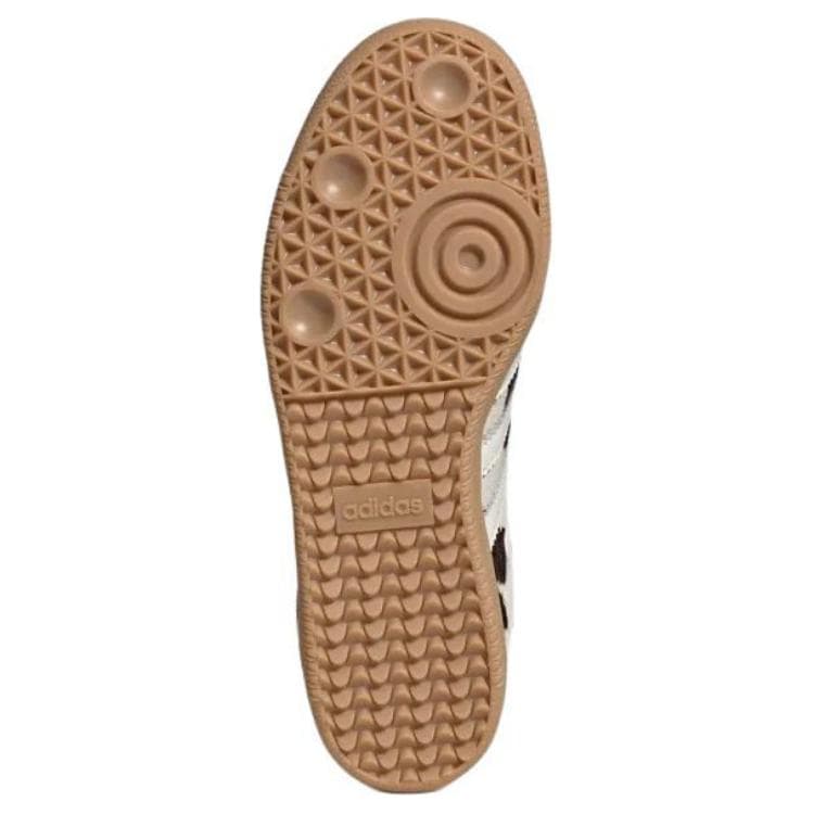 Кроссовки Adidas Originals Samba Устойчивая к истиранию Низкая Повседневная Обувь Женская Серый Белый Коричневый - изображение 6