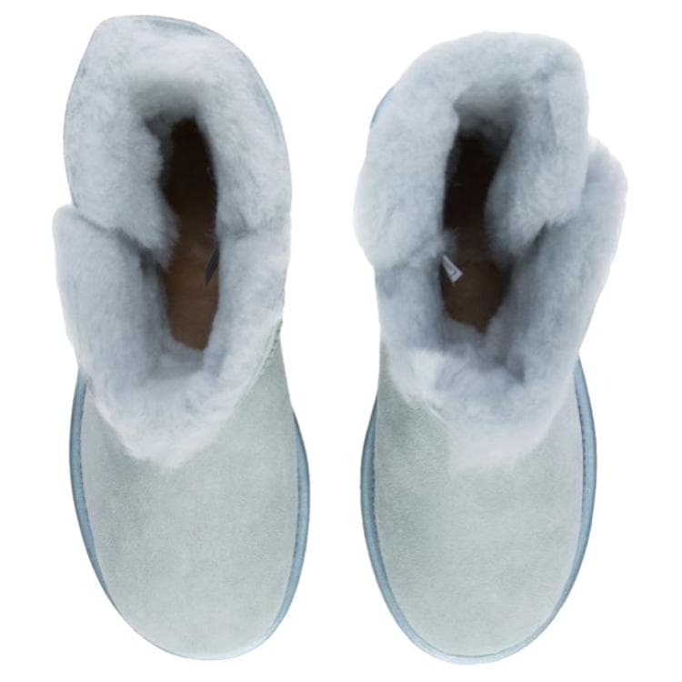 Ботинки зимние UGG Bailey Button Снекерки Унисекс Зеленые - изображение 5