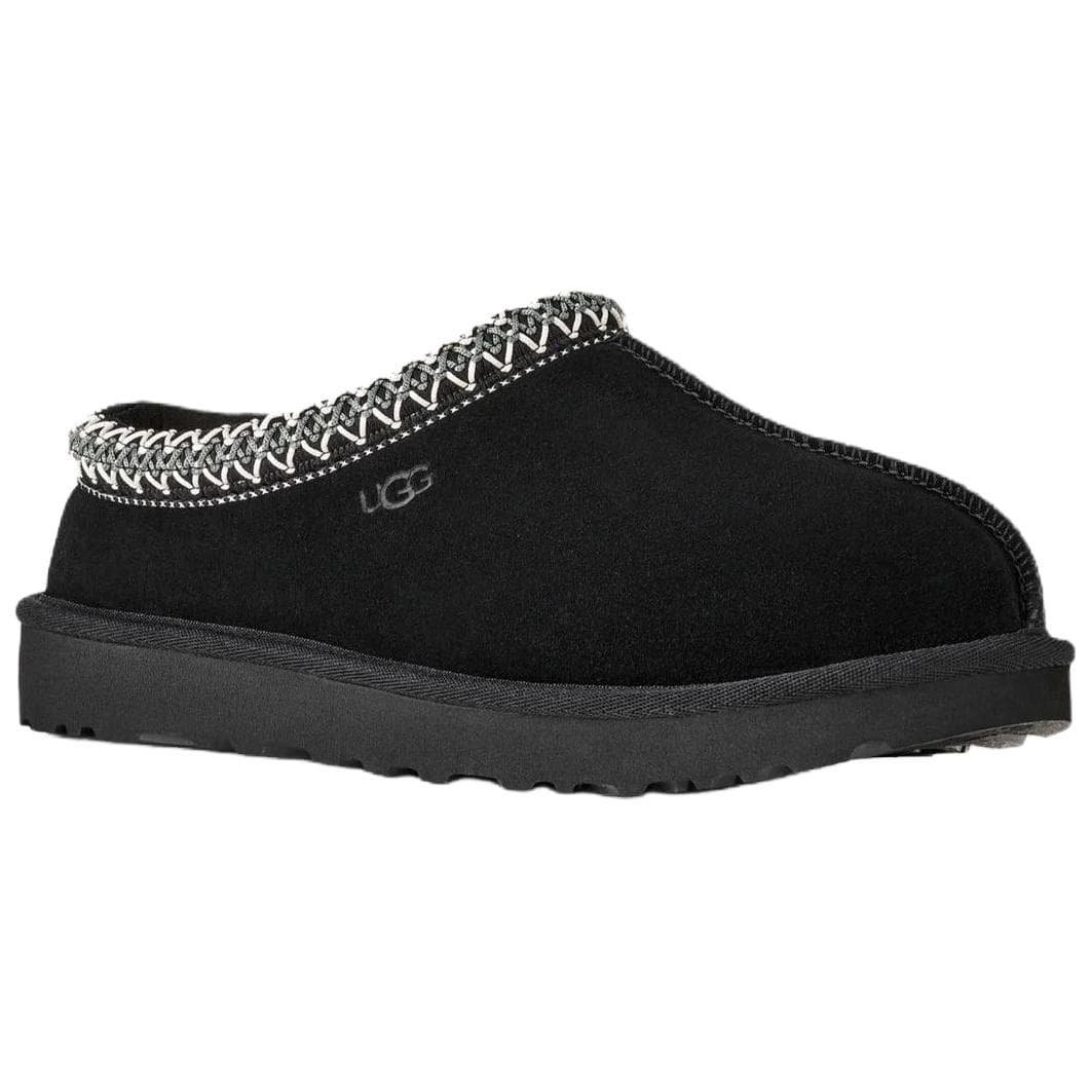 Сандалии UGG Tasman II Универсальные Флисовые Подкладочные Мюли ЭВА Устойчивые к Износу Домашние Тапочки Женские Черные - изображение 3