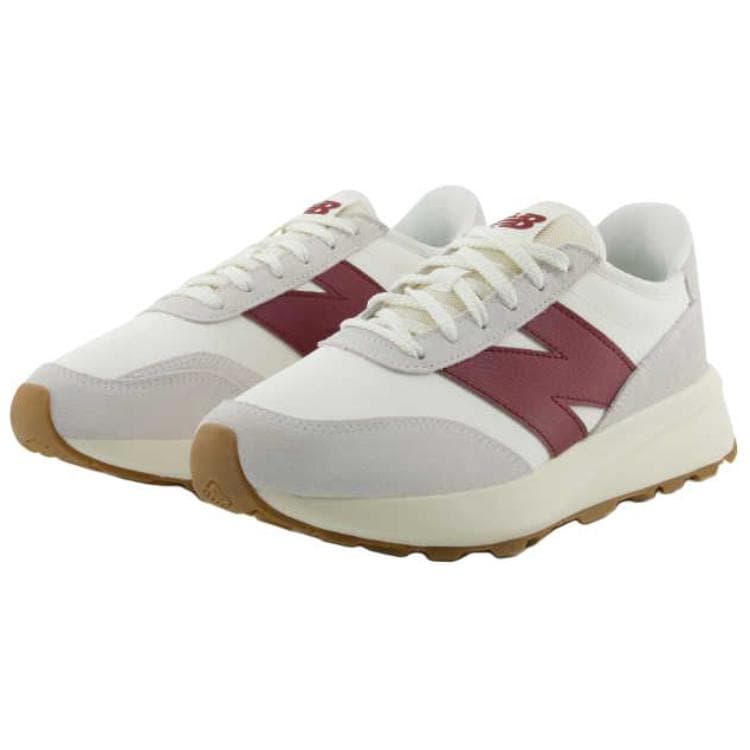 Кроссовки New Balance 370 Устойчивая к истиранию Низкая Повседневная Обувь Мужская Экрю - изображение 2