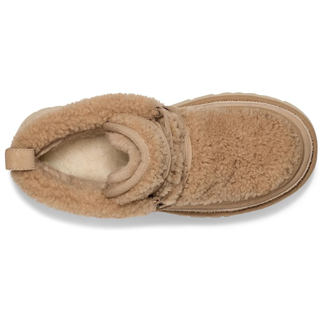 Сапоги UGG Спилок Коровья Кожа Ботильоны Женские Песочного Цвета - изображение 5