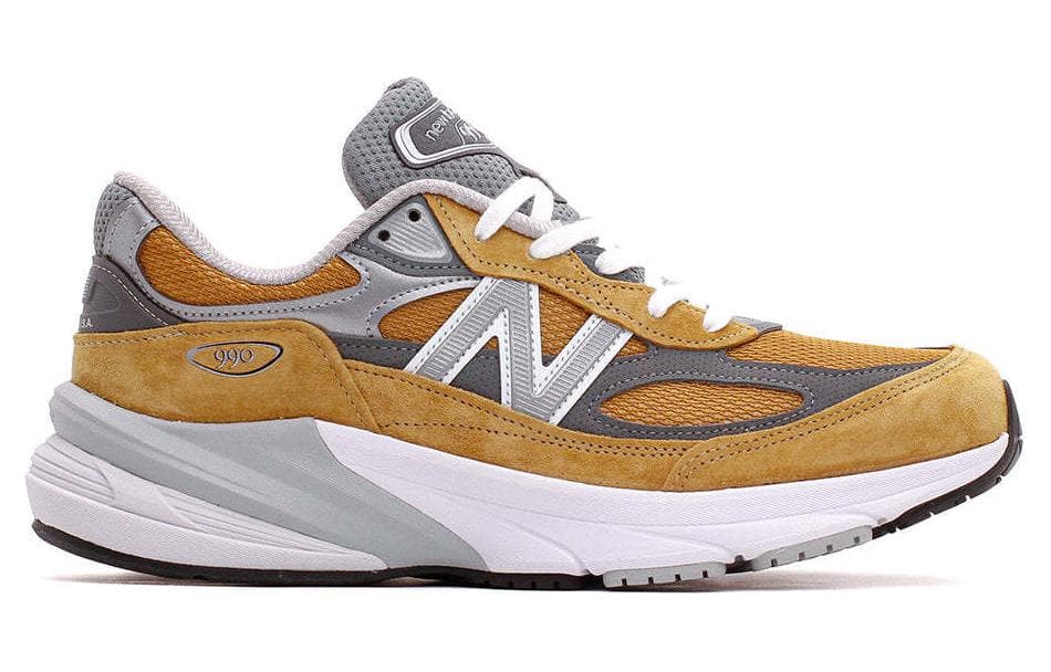 Кроссовки New Balance 990 V6 Brown Grey White - изображение 2