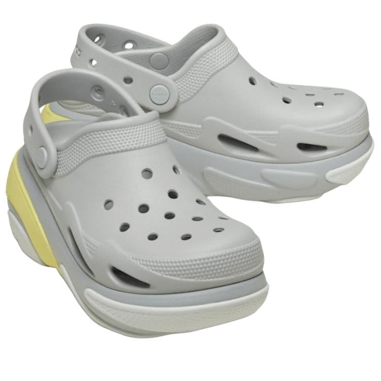 Сабо Crocs BUBBLE CRUSH CLOG Сабо из резины Женские Серые - изображение 4