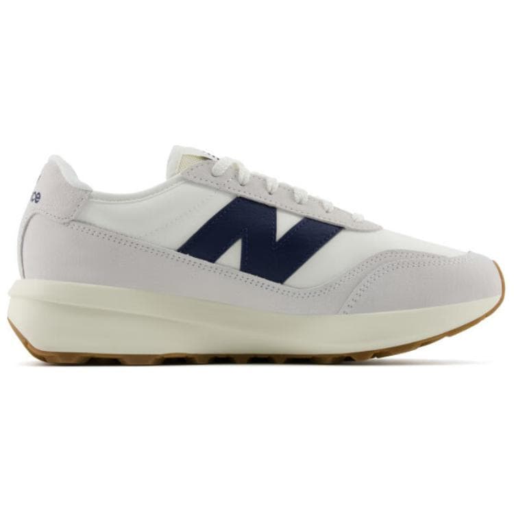 Кроссовки New Balance 370 Комфортный Низкий Топ Повседневная Обувь Унисекс Экрю - изображение 2