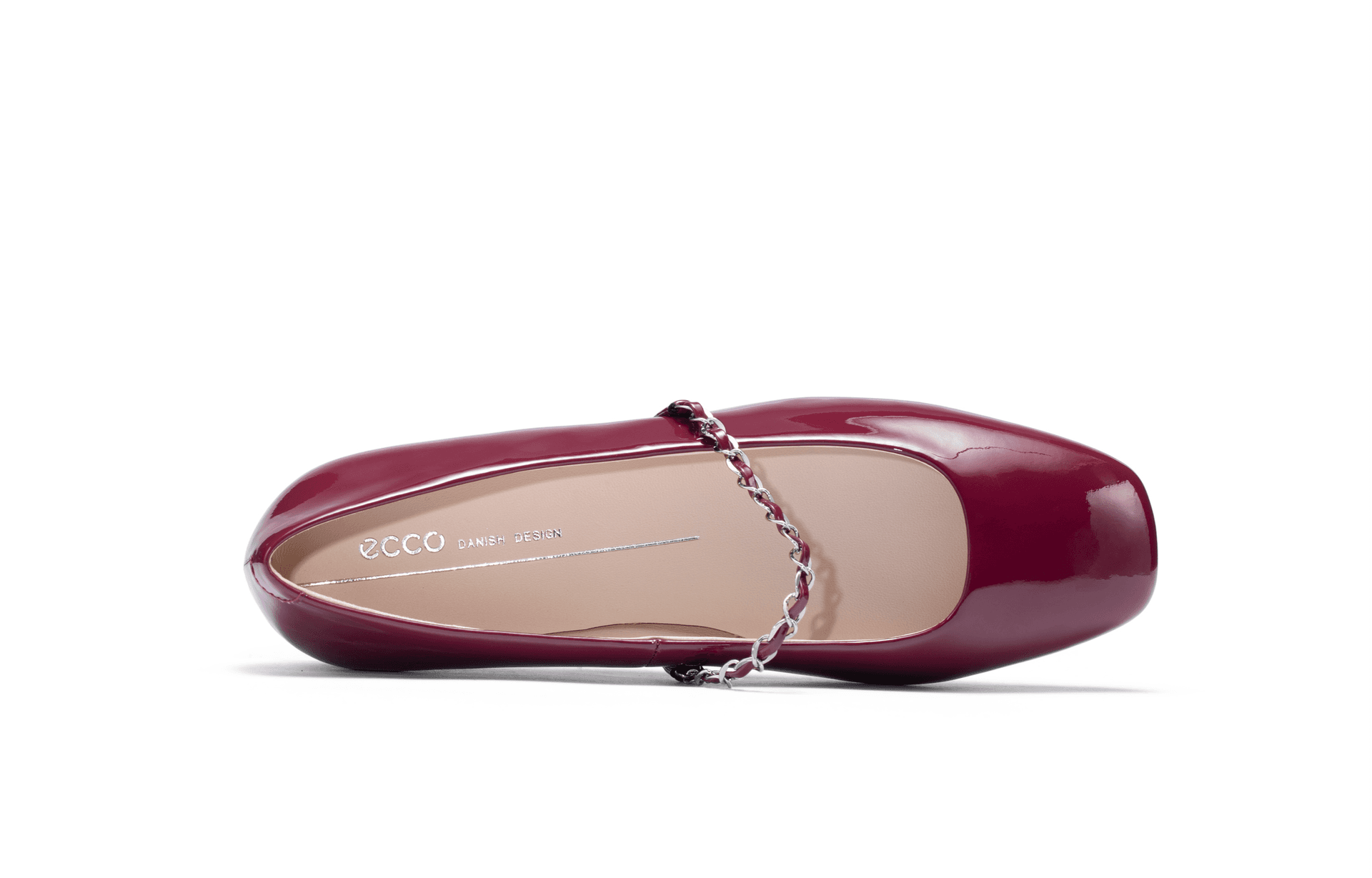Ecco Dance Joy Collection Тонкие и без объема Туфли Мэри Джейн Женские Темный Камень-красный 234333 - изображение 3