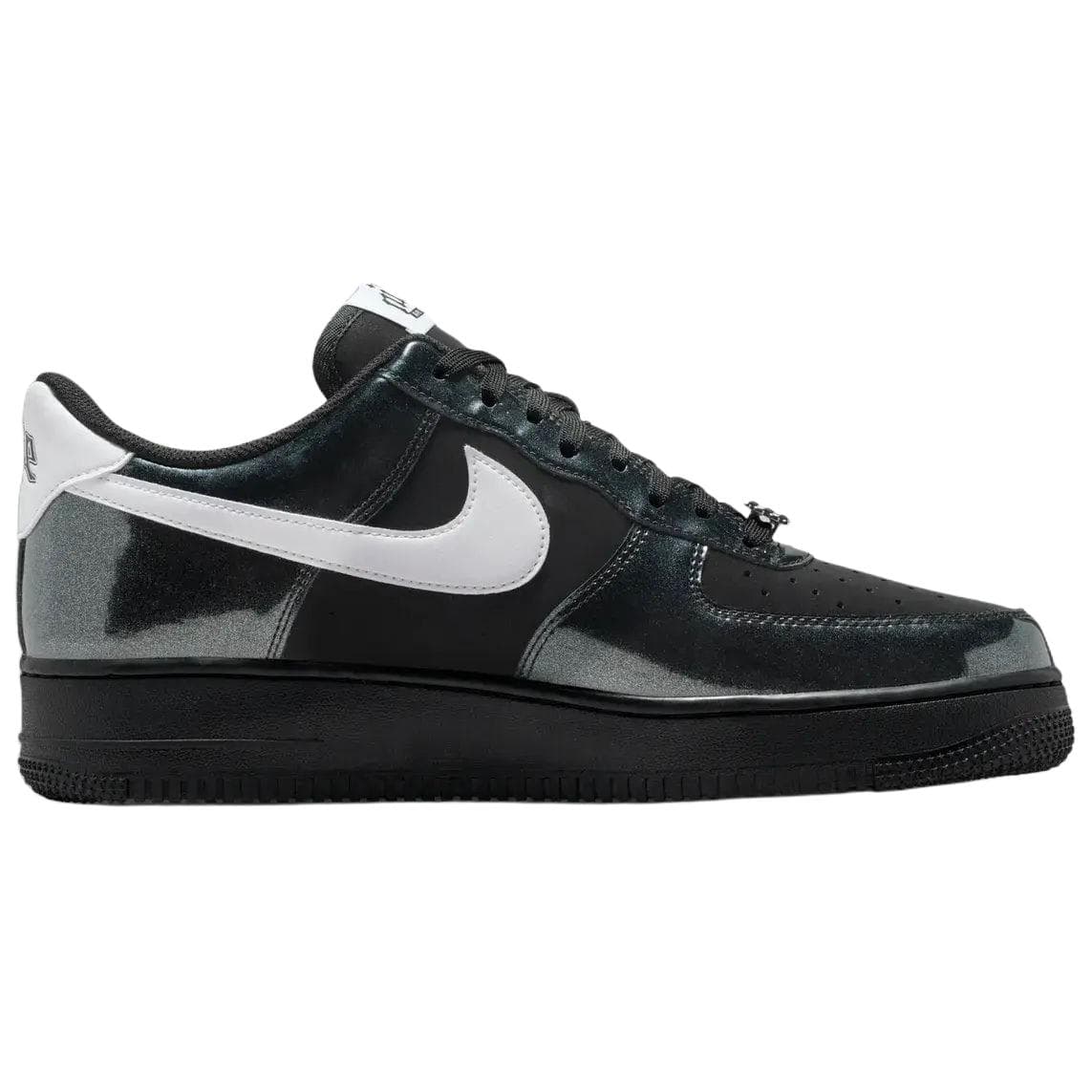 Кроссовки Nike Air Force 1 Синтетическая кожа амортизация дышащая скейтборд унисекс черный белый - изображение 2