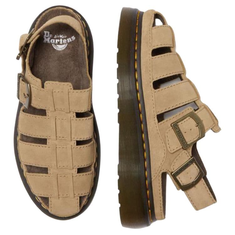 Сандалии Dr.Martens Ткань Сандалии-гладиаторы Женские Светло-коричневые - изображение 5