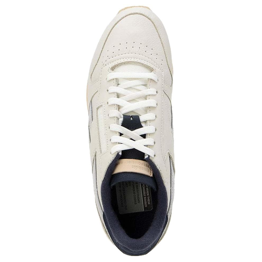 Кроссовки REEBOK Classic Leather Low Топ Повседневная обувь Унисекс Экрю - изображение 4