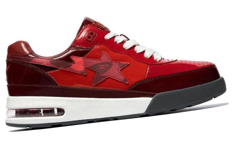 Кроссовки A BATHING APE ROAD STA Red Brown - изображение 2