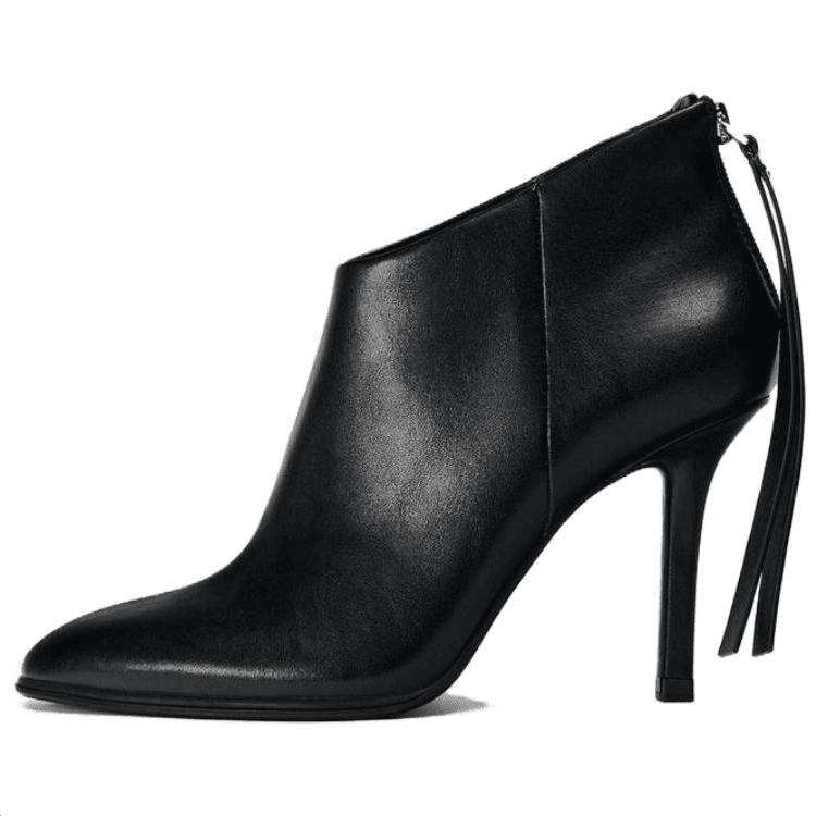 Туфли ZARA Узкий каблук Высокие каблуки Женские Черный - изображение 1